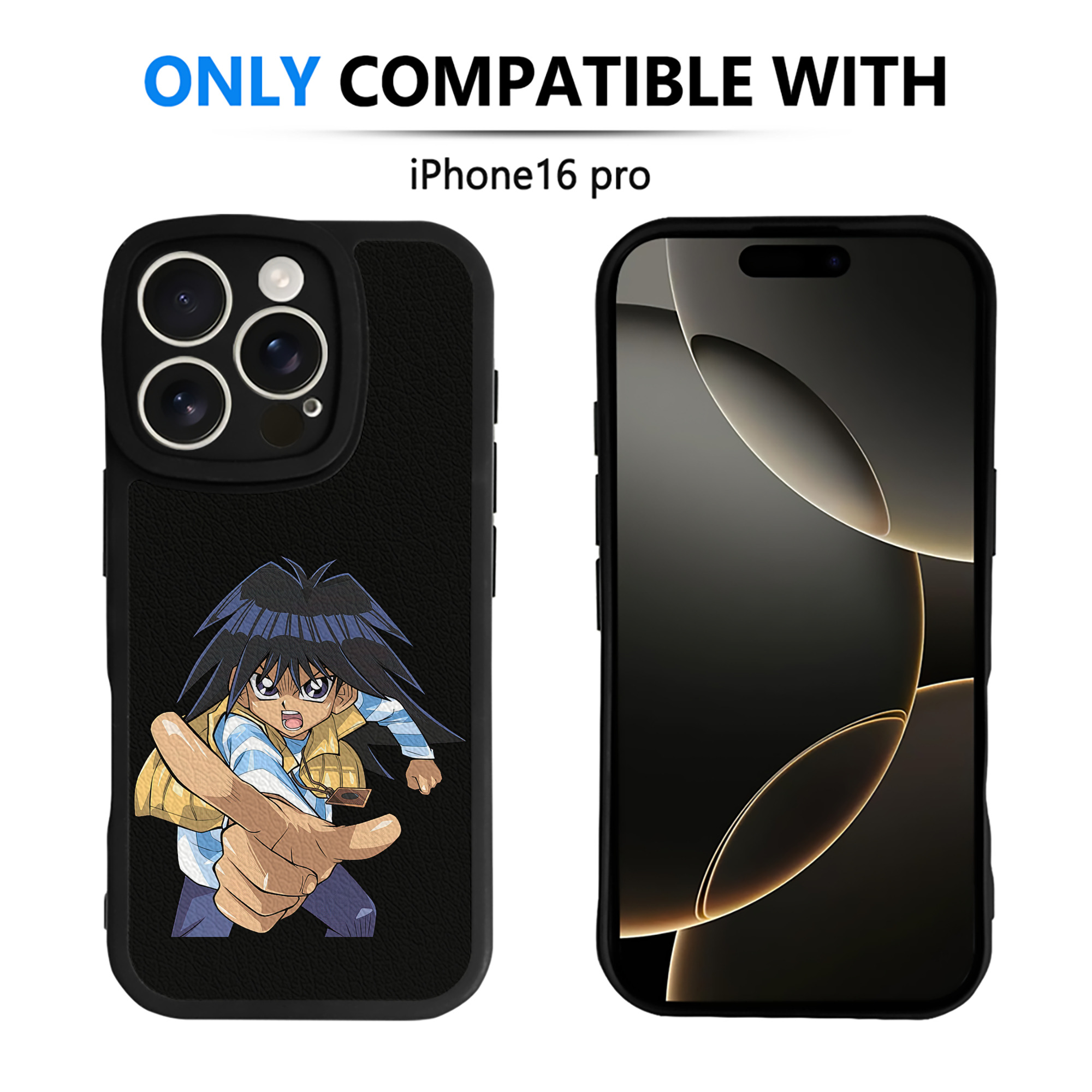 遊☆戯☆王 Yu-Gi-Oh! 【iPhone 16シリーズ対応】シリコンスマホケース（レザー調） 材質：シリコン